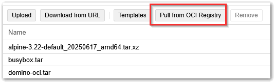 Image:First Look - Proxmox 9.1.2 OCI Container support